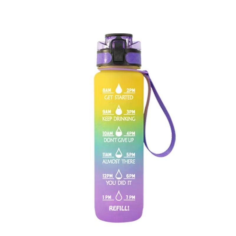 Transparent Flask Water Bottle